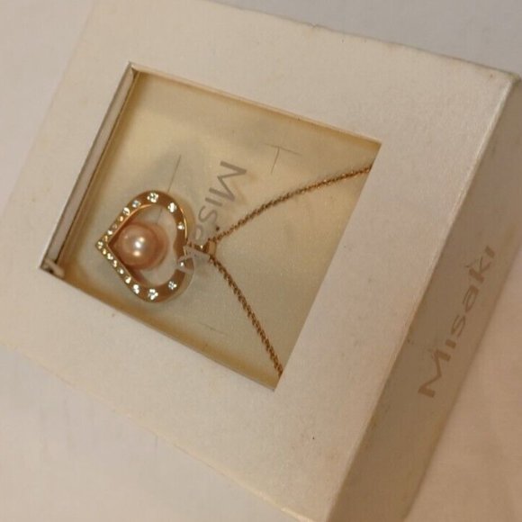 MISAKI NECKLACE Heart Shaped -NEW- Box Shipping with Tracking! - Picture 5 of 14